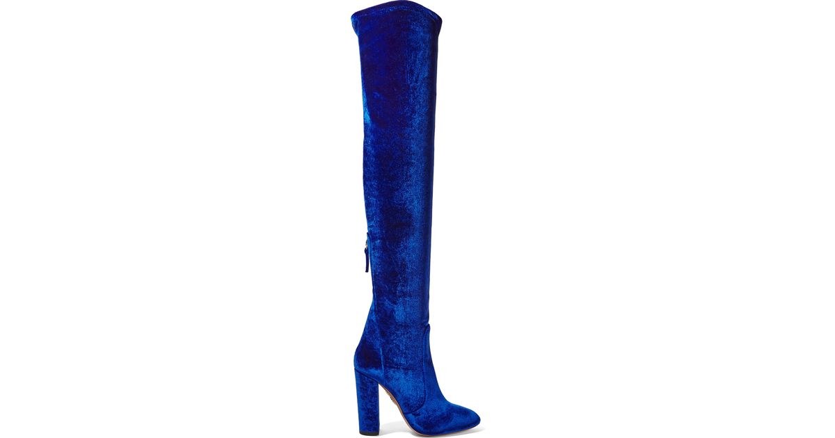 aquazzura thigh high boots